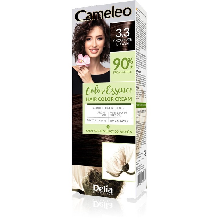 Crema coloranta Cameleo Color Essence, Delia, Nuanta 3.3 Chocolate brown