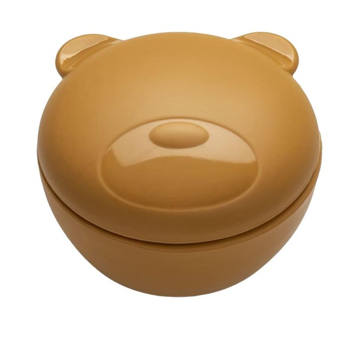 Кутия за храна за деца, Melii, Силикон, Кафява