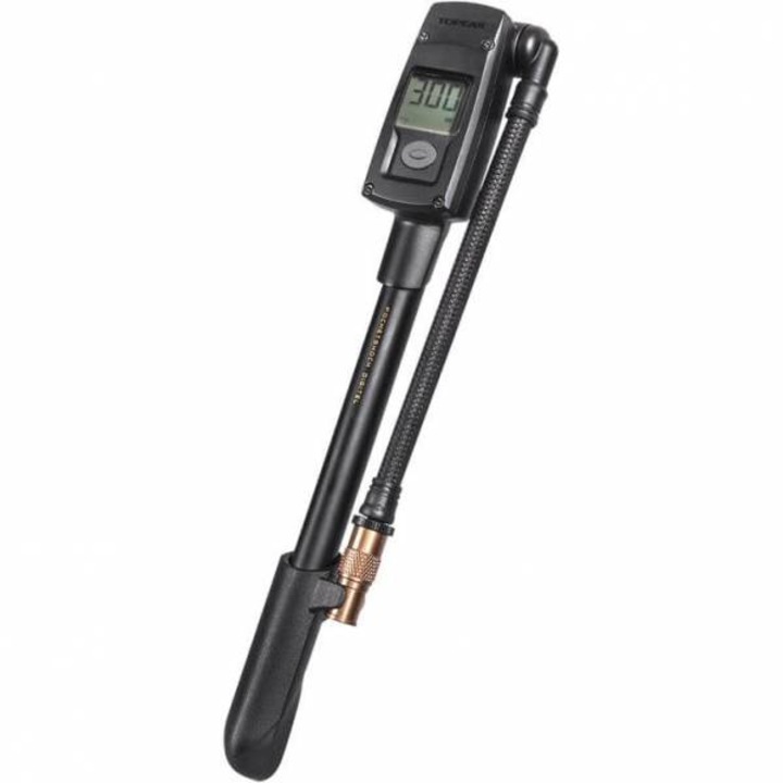 Дигитална помпа за велосипед, Topeak, 25.8 см, Черна