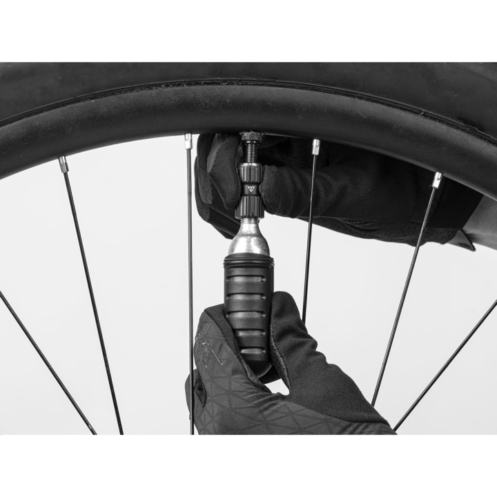 Nano Airbooster помпа, Topeak, алуминий, сребро, компактен