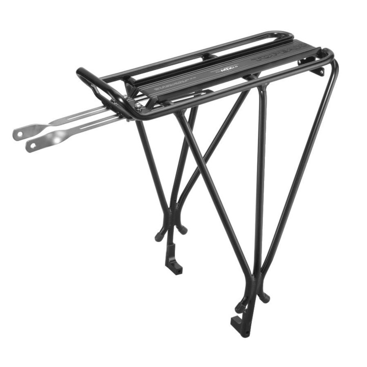 Заден багажник за велосипеди, Topeak, Алуминий, Черен, Универсален