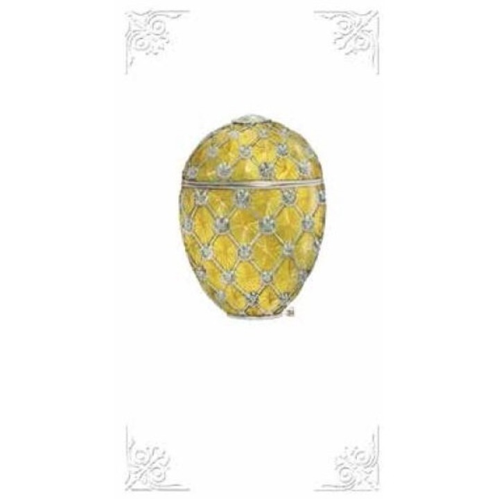 Plic Gold Egg, 12x23 cm, Alb/Auriu