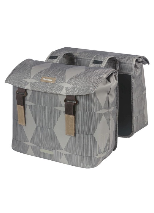 Велосипедна чанта за багажник, Basil, Полиестер, 40л, Сива