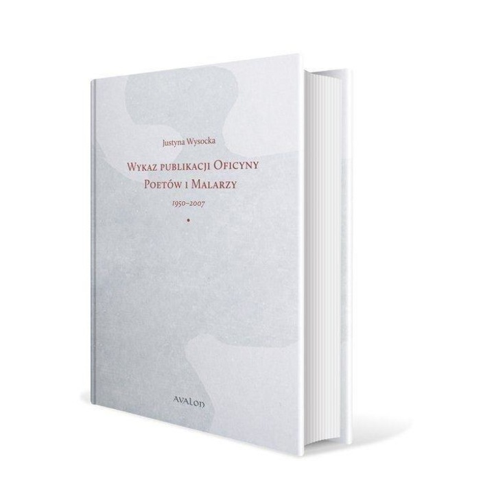 Carte, Avalon, Wykaz publikacji Oficyny Poetów i Malarzy 1950