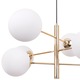 Lustra, Light Home, VICENZA, Metal, Alb/Auriu