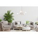 Lustra, Light Home, VICENZA, Metal, Alb/Auriu