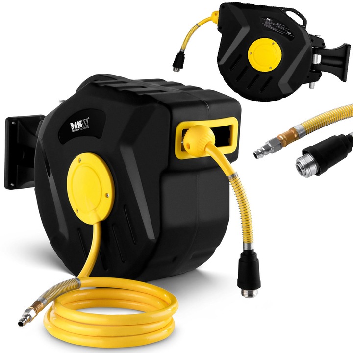 Conducta pneumatica de presiune pe tambur automat, MSW, 18 bar, 15 m + 1.5 m