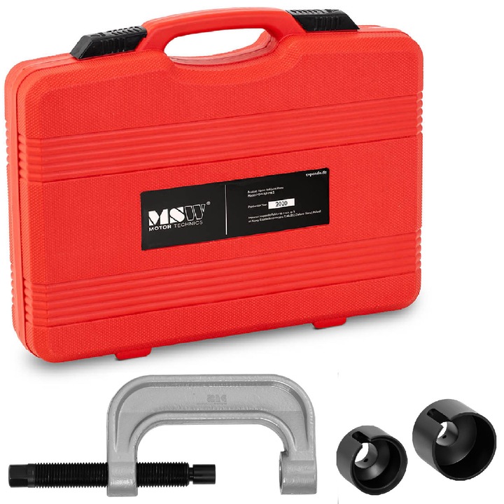 Set extractor rulmenti Mercedes W220/W211/W230, MSW, 8 Piese, Negru/Gri/Rosu