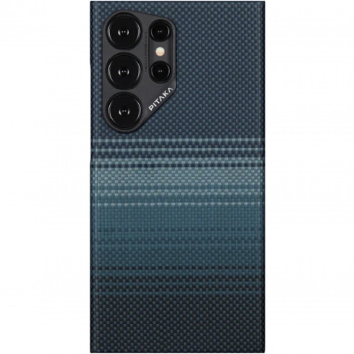 Кейс Pitaka MagEZ 4 Aramid, съвместим с Samsung Galaxy S24 Ultra, MagSafe, Moonrise