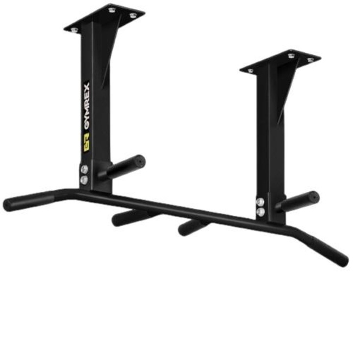 Bara de tractiune ,Gymrex, Otel, Maxim 110kg, 98.5 x 32.5 x 48 cm, Negru