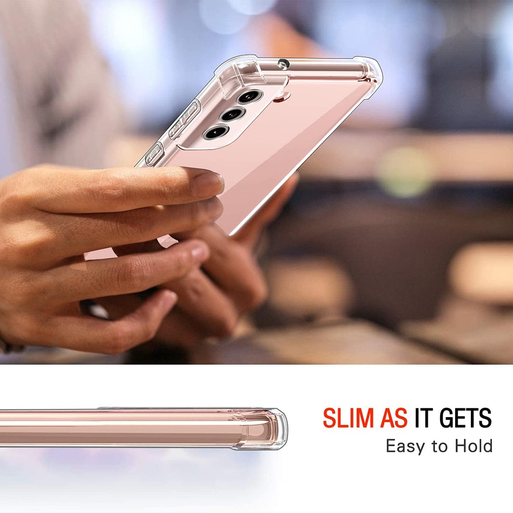 Husa de silicon pentru Samsung Galaxy S22, Slim Anti-Soc, TPU, Potrivire perfecta, Flexibil, Durabil, Colturi rezistente la impact, Transparenta completa