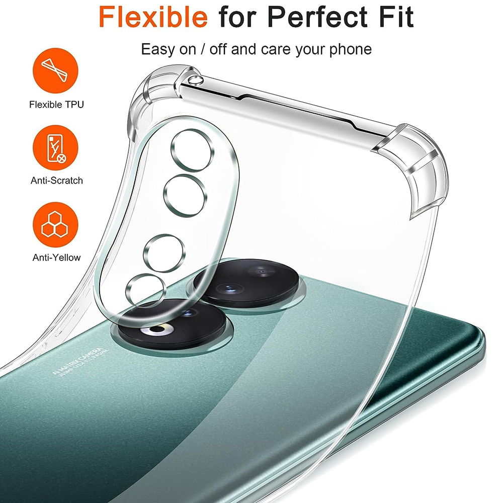 Husa de silicon pentru Honor 90, Slim Anti-Soc, TPU, Potrivire perfecta, Flexibil, Durabil, Colturi rezistente la impact, Transparenta completa