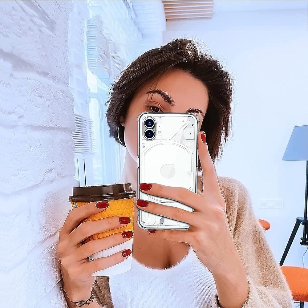 Husa de silicon pentru Nothing Phone 1, Slim Anti-Soc, TPU, Potrivire perfecta, Flexibil, Durabil, Colturi rezistente la impact, Transparenta completa