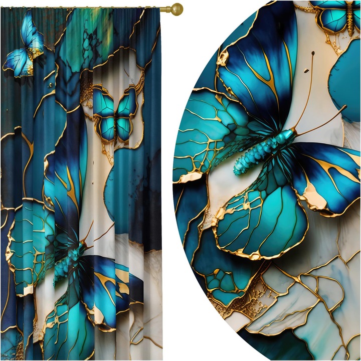 Perdea, Homeview, 182, 140X250, Multicolor