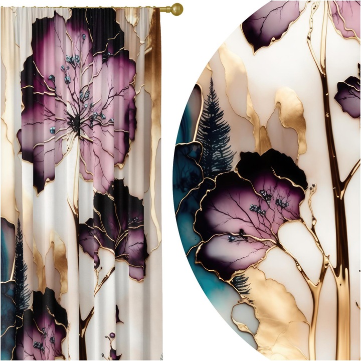 Perdea, Homeview, 178, 140X250, Multicolor