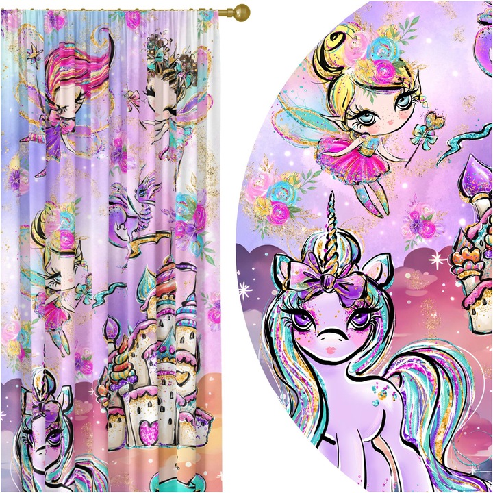 Perdea, Homeview, 190, 140X250, Multicolor