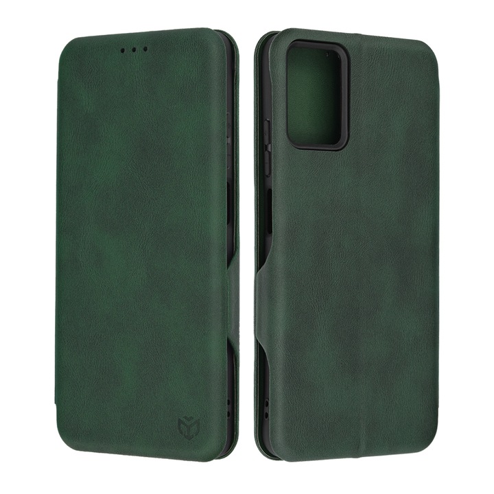 Кейс за Motorola Moto G34 - Techsuit Safe Wallet Plus - Зелен