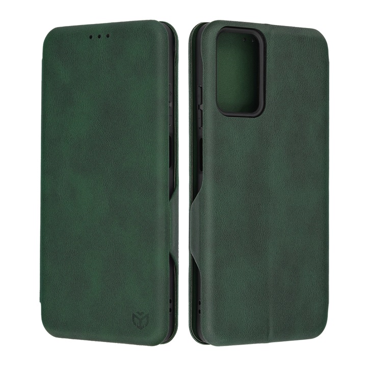 Кейс за Motorola Moto G04 / Moto G24, Techsuit Safe Wallet Plus, зелен