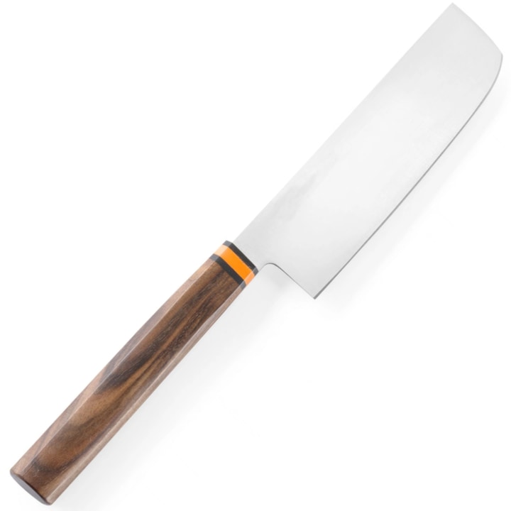 Cutit drept pentru legume NAKIRI, Pirge, inox, lungime 160 mm