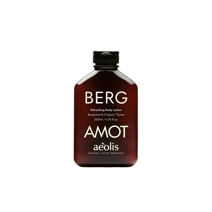 Frissítő testápoló bergamotttal, 200 ml, organikus, parabénmentes