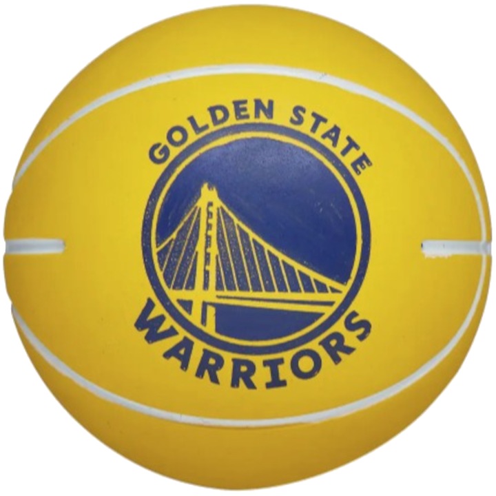 Kosárlabda, Wilson NBA Dribbler Golden State Warriors minilabda WTB1100PDQGOL, sárga, egy méret