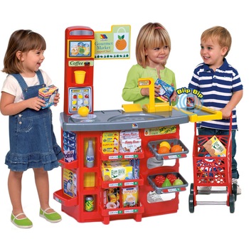 Mobilier supermarket Molto si carucior pentru cumparaturi Mobilier supermarket Molto si carucior pentru cumparaturi