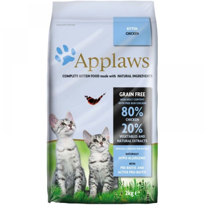 Hrana uscata pentru pisici, Applaws Junior, 2 Kg