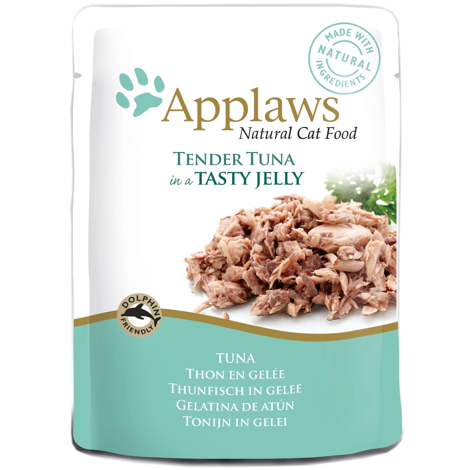 Hrana umeda pentru pisici, Applaws, File Ton in Aspic, plic 70 g