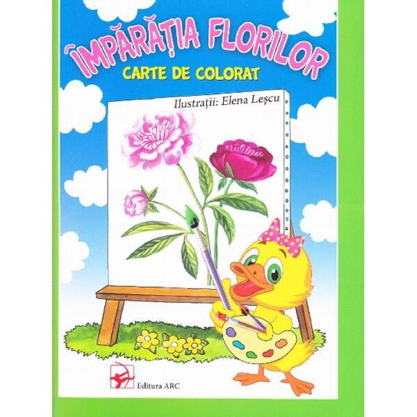 Imparatia Florilor. Carte de colorat - Elena Lescu