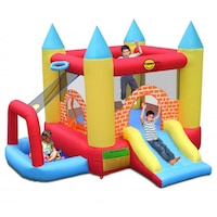 Saltea gonflabila Happy Hop Play Center 4 in 1