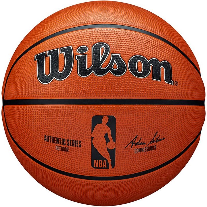 Wilson NBA Hiteles Sorozat kültéri kosárlabda, narancssárga