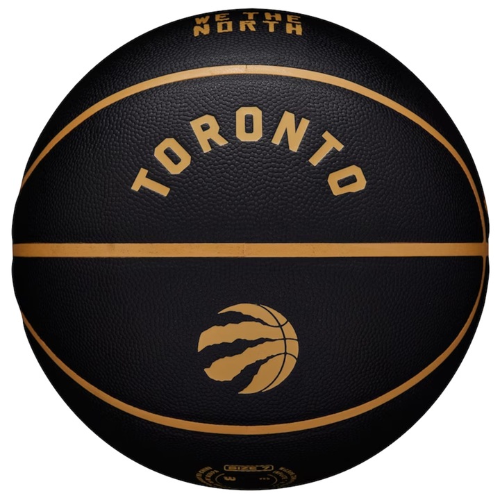 Minge baschet, Wilson NBA Team City Collector Toronto Raptors Ball WZ4016428ID, Negru, 7