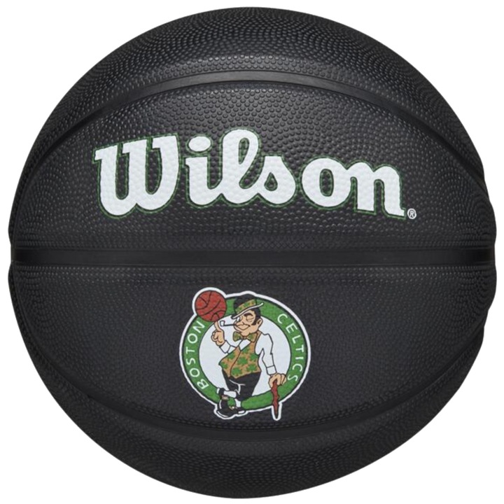 Minge baschet, Wilson Team Tribute Boston Celtics Mini Ball WZ4017605XB, Negru, 3