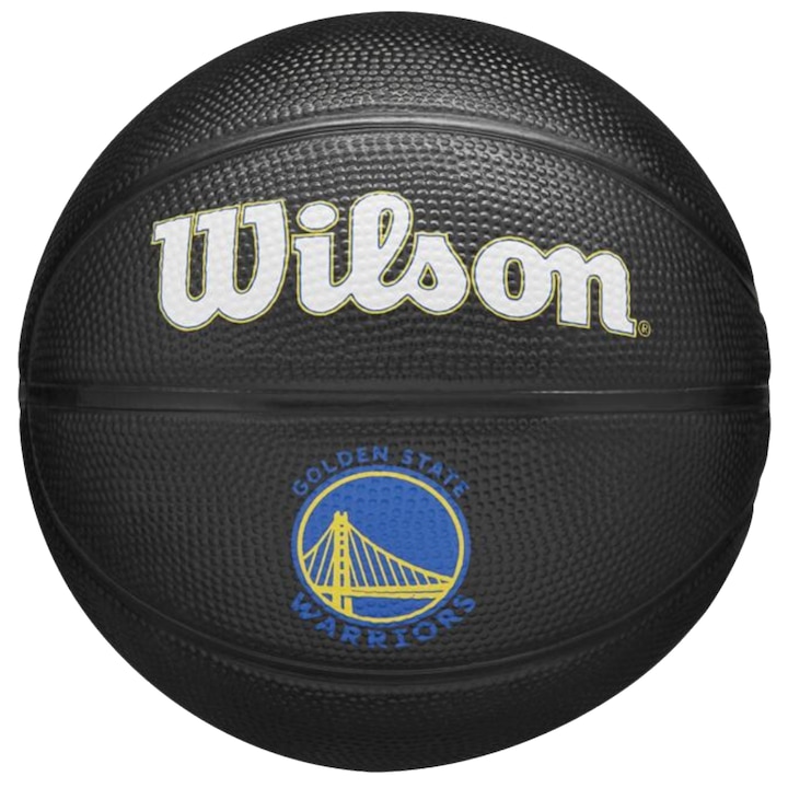 Minge baschet, Wilson Team Tribute Golden State Warriors Mini Ball WZ4017603XB, Negru, 3