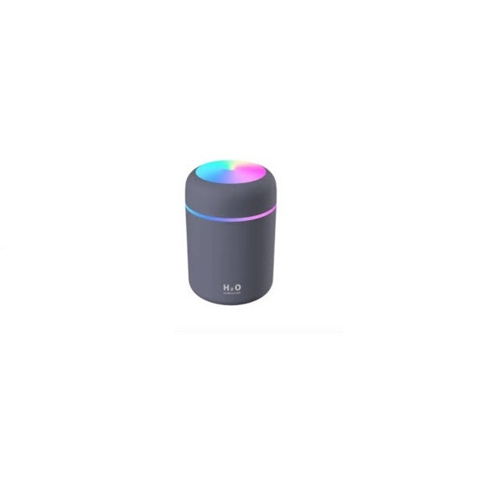 Umidificator de tip flacara, toolsy, cu aromaterapie, 7 culori, 250 ml, alb