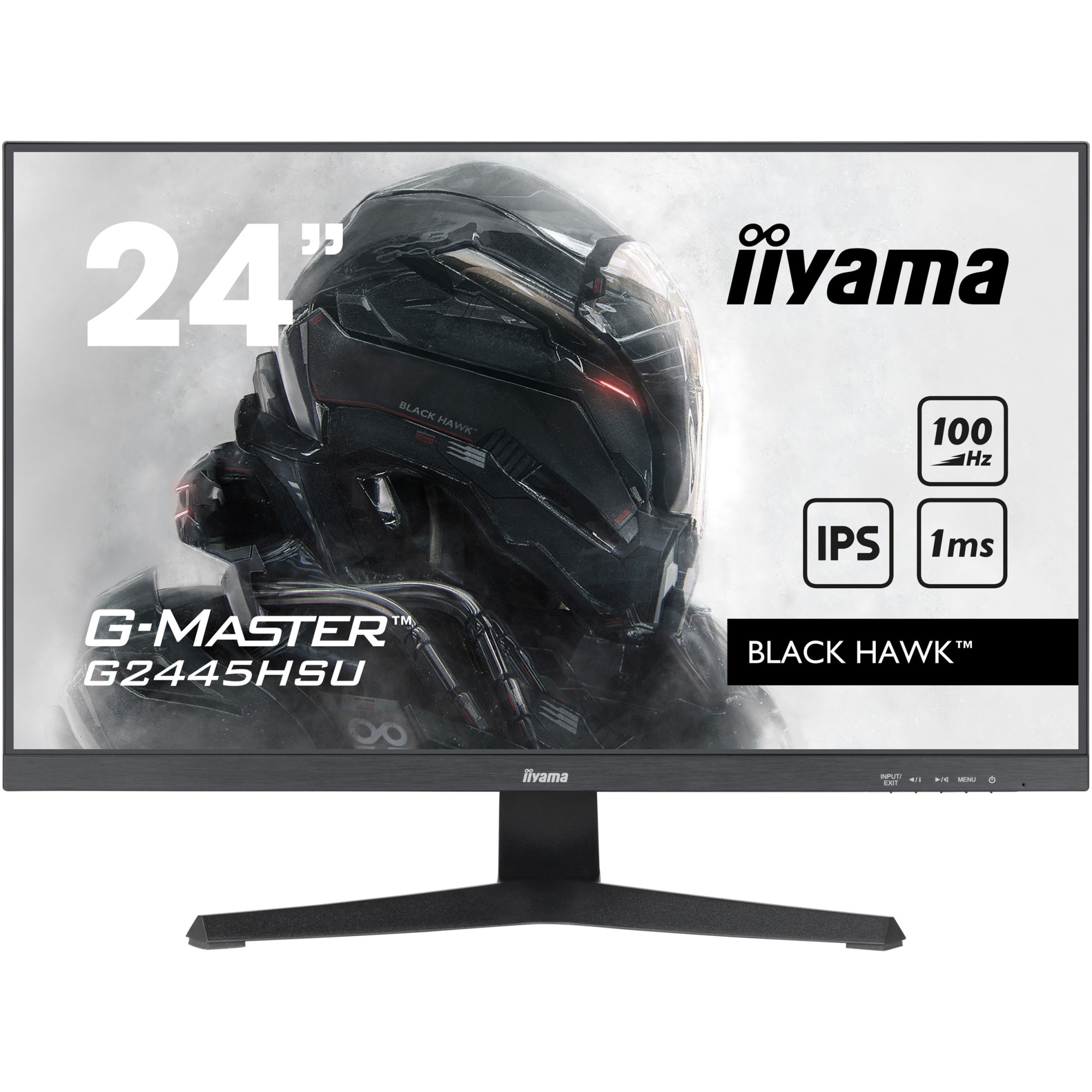 iiyama ゲーミング モニター ディスプレイ G2530HSU-B1  (24.5インチ/1ms/フルHD/TN/DisplayPort,HDMI,D-sub)