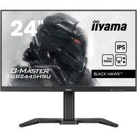 Monitor gaming LED IPS iiyama G-Master GB2445HSU-B1 24" Full HD, HDMI, Display Port, 100Hz, AMD FreeSync technology, BLACK HAWK , HAS (150mm) + Pivot, Vesa, Negru