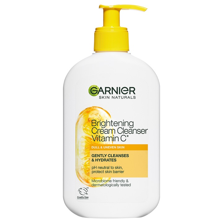 Garnier Skin Naturals ragyogást adó arctisztító krém C-vitaminnal, 250 ml