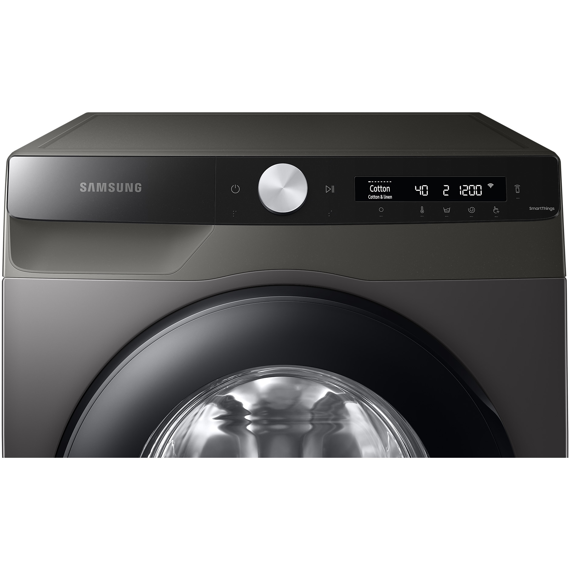 Masina de spalat rufe Samsung WW80T534DAXAS7, 8 kg, 1400 RPM, Clasa A, Auto Dosing, Eco Bubble, AI Energy, Motor Digital Inverter, Antracit