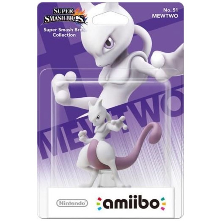 Фигурка Amiibo Mewtwo No. 51 (Super Smash)