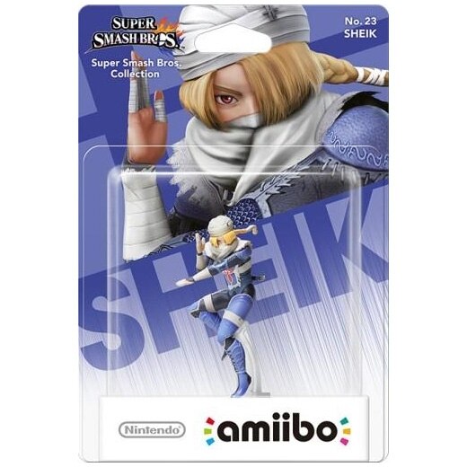 Figurina Amiibo Sheik No. 23 (Super Smash)