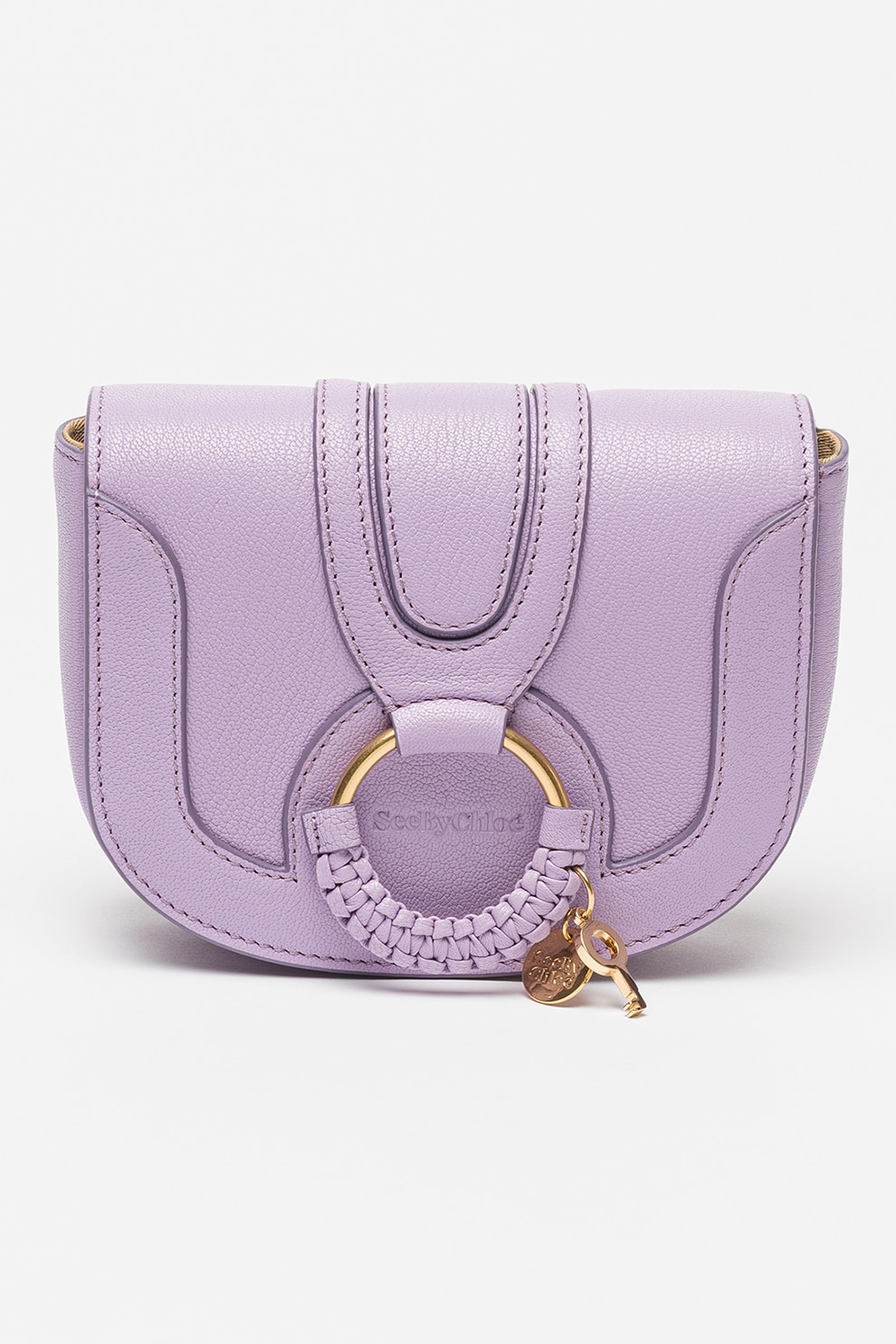 See by Chloé, Geanta crossbody din piele, Lila - eMAG.ro