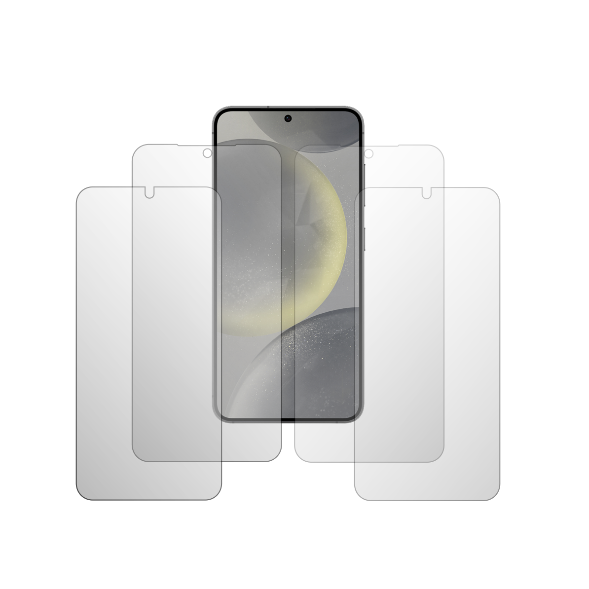 Set 4X Folie Protectie Ecran Folie24, pentru Samsung Galaxy S24, 2X Ultra-Clear + 2X Mate, Acoperire Full-Display si Case-Friendly, Adezive, Flexibile cu Auto Regenerare