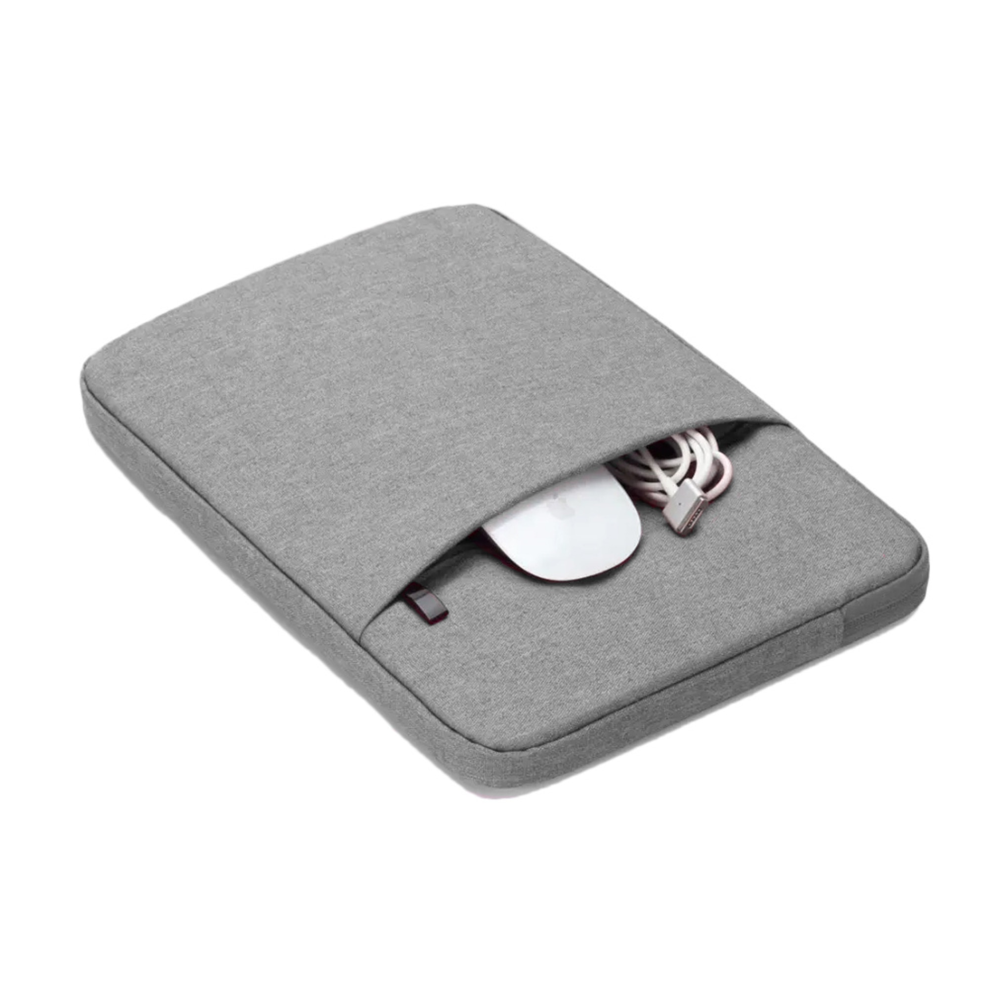 Husa universala pentru laptop 15.6, cu burete antisoc, compatibila laptop Apple MacBook Air, MacBook Pro Touch Bar, Asus, Acer, Dell, Huawei. Gri