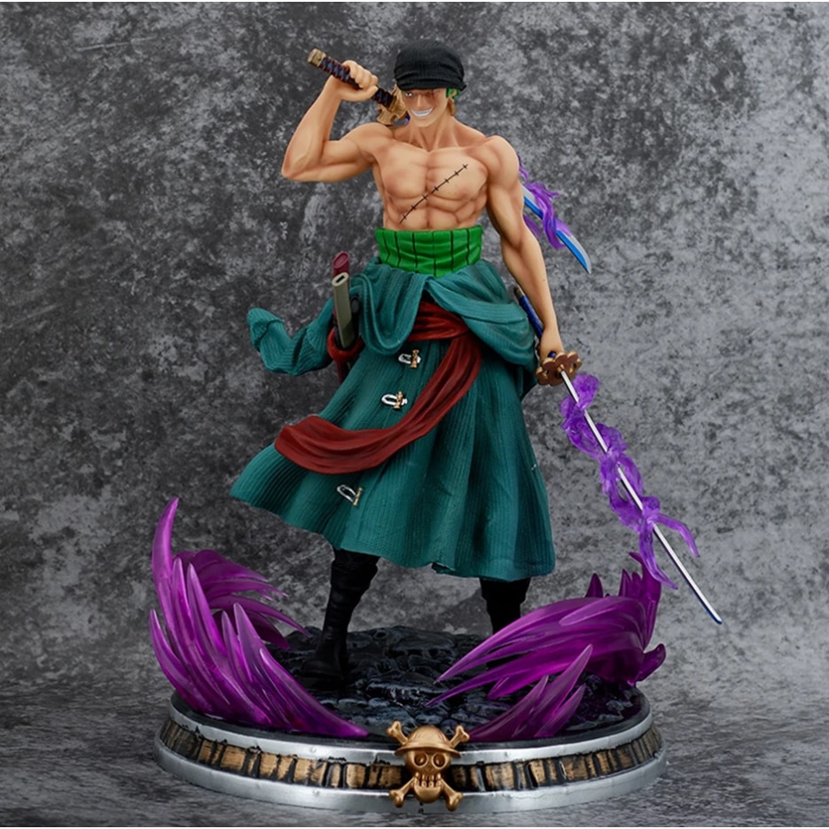 Minifigure Roronoa Zoro 2 pollici personalizzata pezzo unico con 9