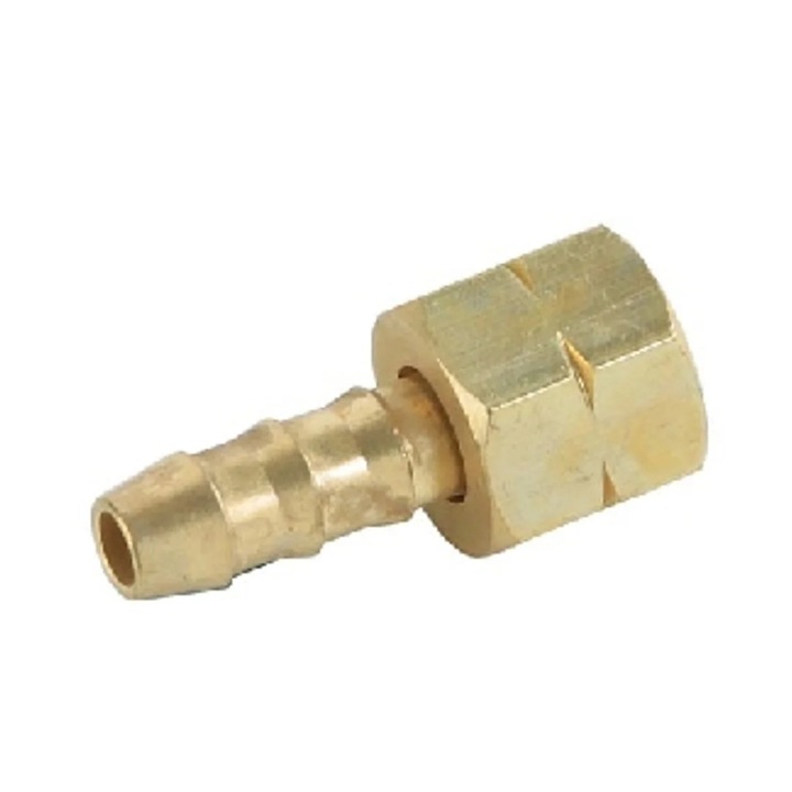 Adaptor pentru furtun gaz, Meva, Alama, 40 x 20 mm, Auriu