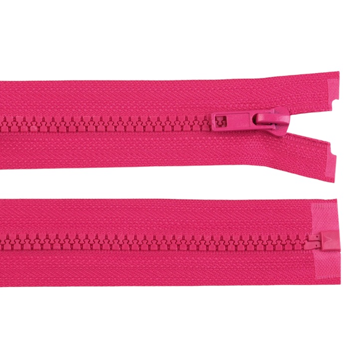 Fermoar plastic detasabil Crisalida, lungime 30 cm, Roz zmeura