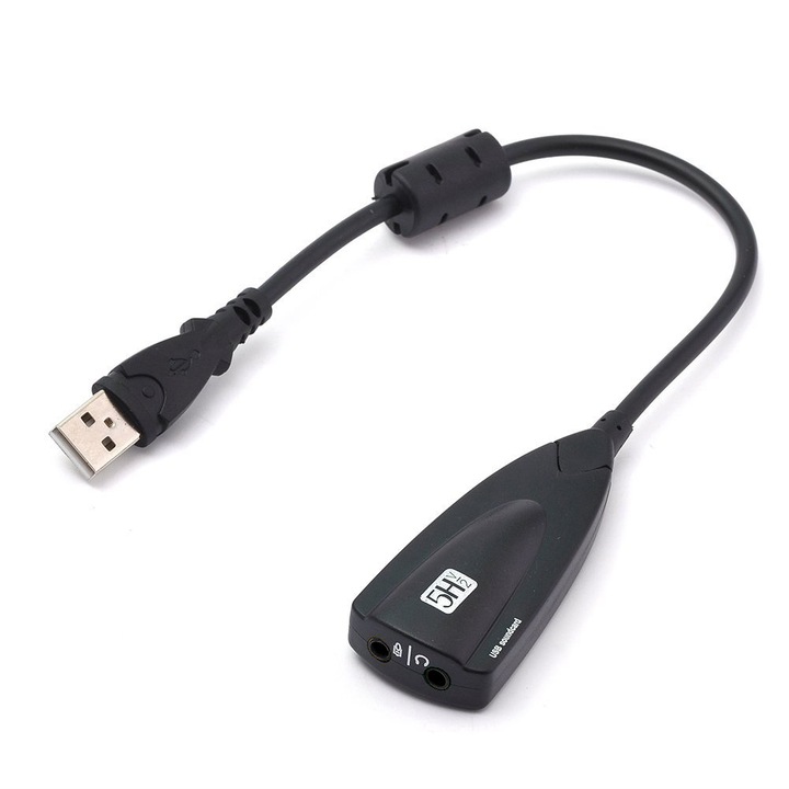 USB-adapter hangkártya 7.1, távtartó