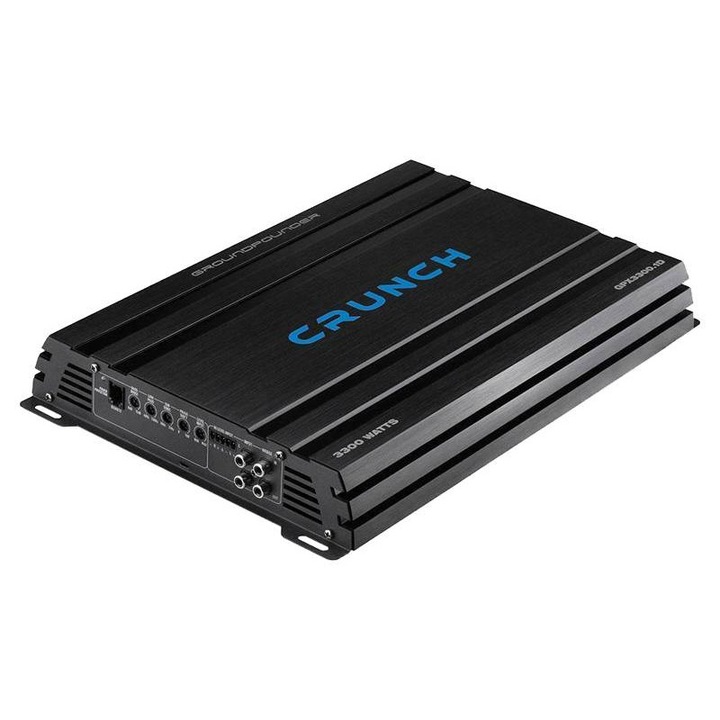 Amplificator auto, Crunch, Metal, Negru, Compact