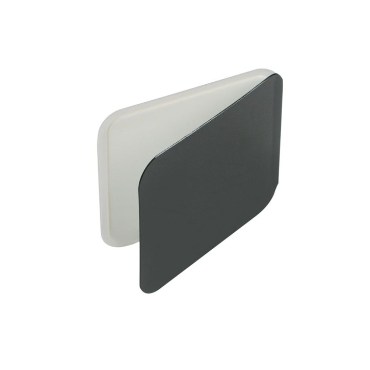 Öntapadós telefontartó, 6x5 cm, kompakt, Fekete